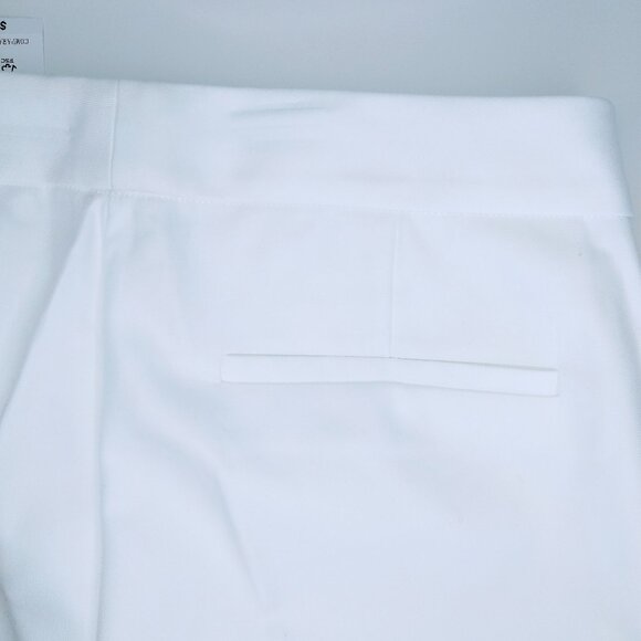 J.CREW COTTON STRAIGHT LENGTH WORK PANTS SIZE 6 IN WHITE - Picture 10 of 12